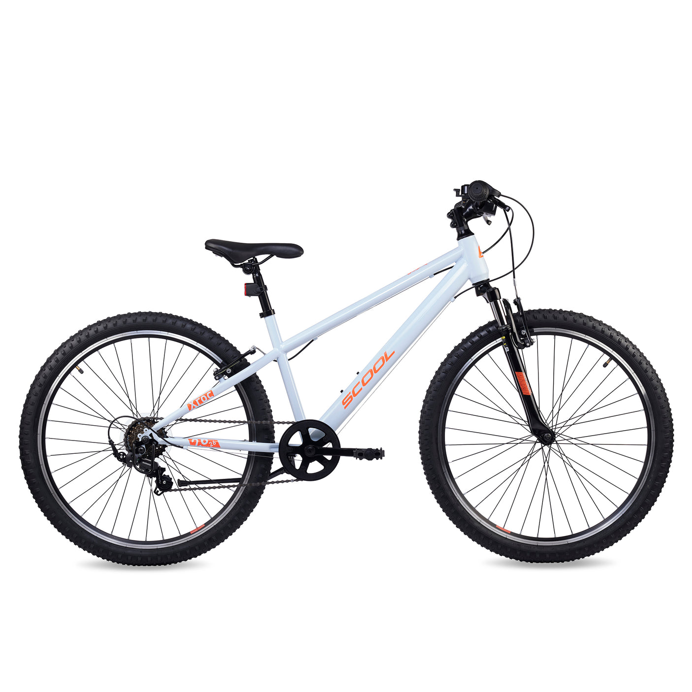 jugendfahrrad 26 S'COOL Xroc 26-K6 (2026) | 26 Zoll Jugendfahrrad | Sky Grey/Neon Orange