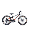 S'COOL Junior Bikes Kinderfahrrad | Xroc disc 20 Zoll 7-Gang Black/Orange