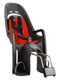 Hamax Zenith Relax Kindersitz Gepäckträgerhalterung rot/grau – aktuelle Variante