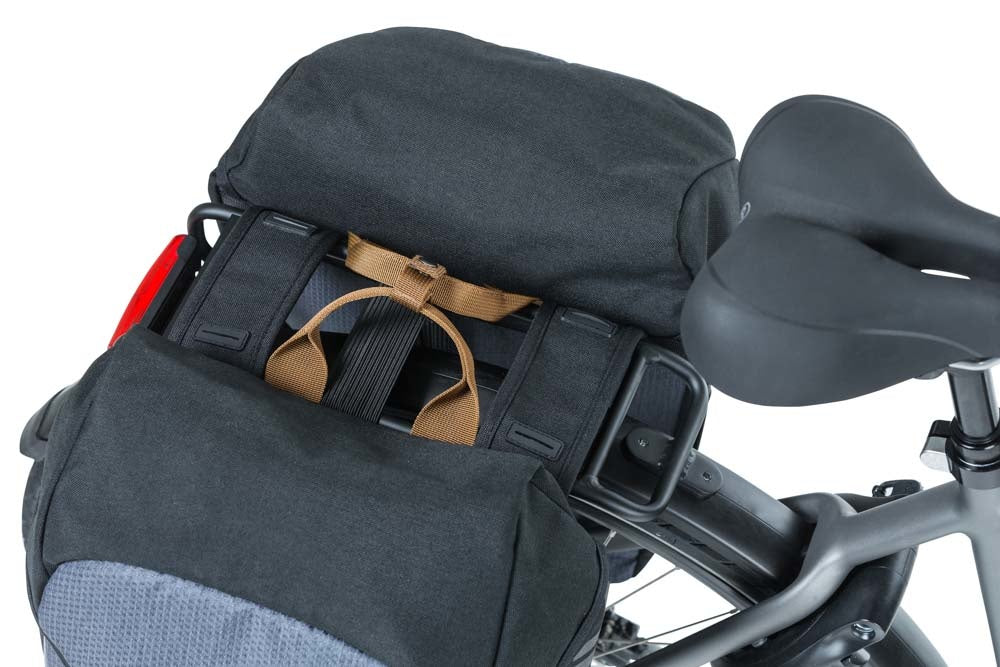 basil miles lenkertasche Basil Miles Doppel-Gepäckträgertasche 34l blau/schwarz