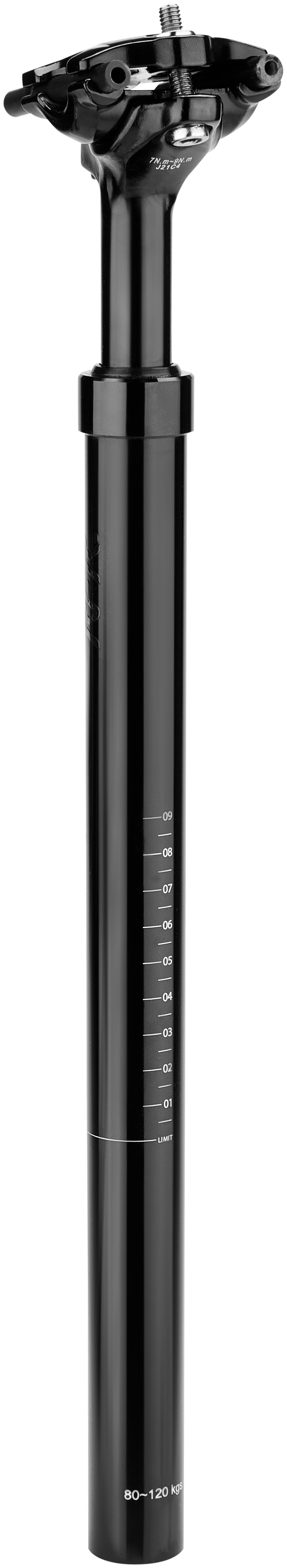 sattelstütze gefedert bis 130 kg RFR Gefederte Sattelstütze (80 - 120 kg) Ø 27,2mm black