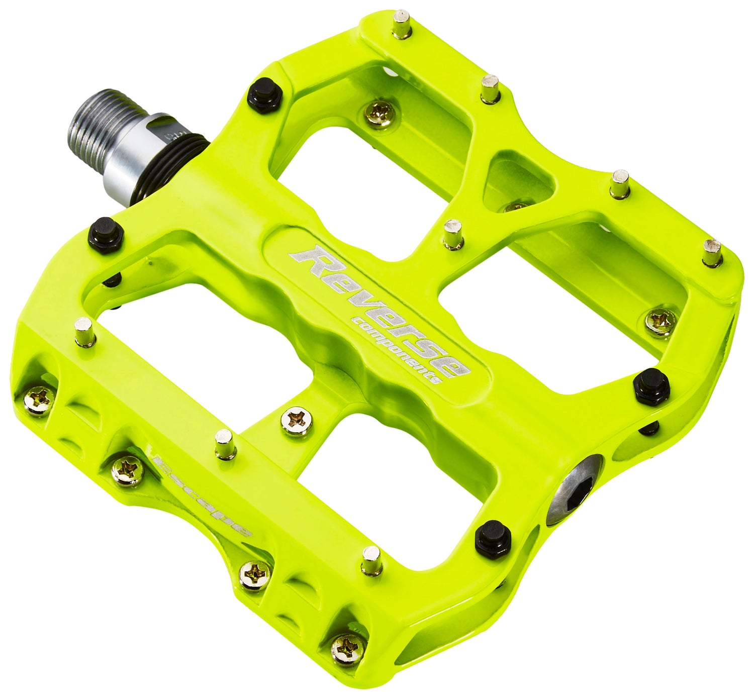 fahrrad pedal quietscht Reverse Escape Pedale neongelb