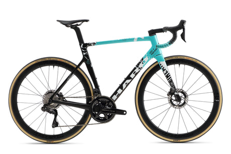 Haro Bikes Rivette Carbon Top Shelf - Matte Black / Teal