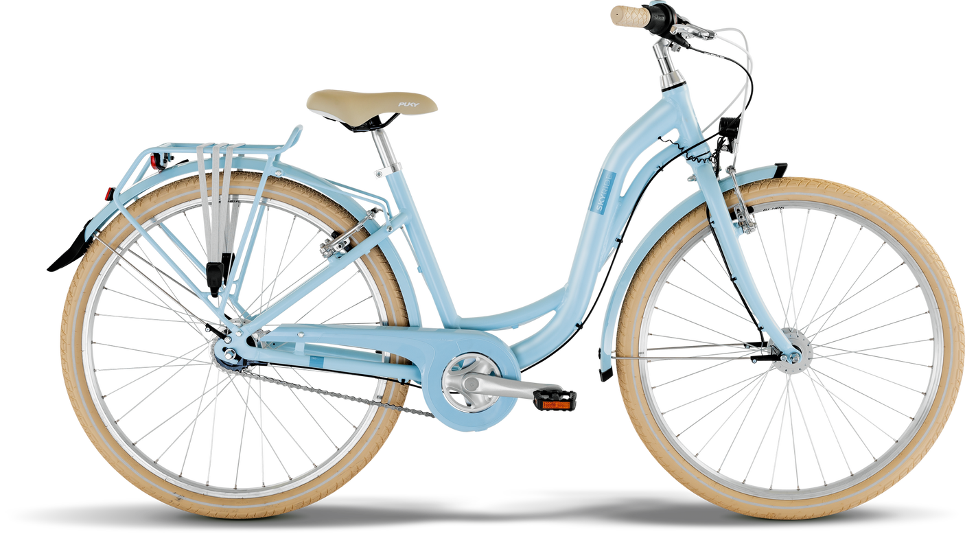 puky fahrrad 15 zoll Puky SKYRIDE 26-7 CLASSIC (2026) | 26 Zoll Jugendfahrrad | retro blue