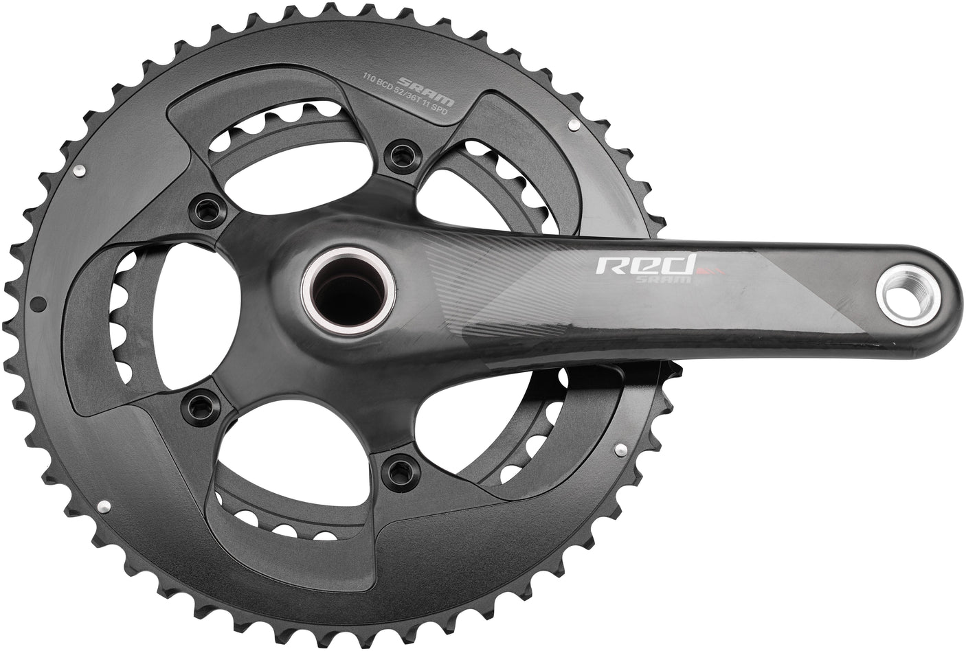 SRAM RED Kurbelgarnitur 11-fach 52-36T GXP
