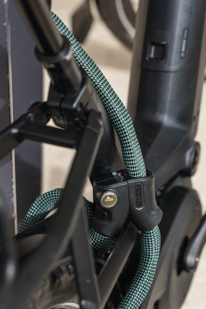 fahrradschloss 140cm ABUS 1806/140 Kettenschloss 140cm slow grün