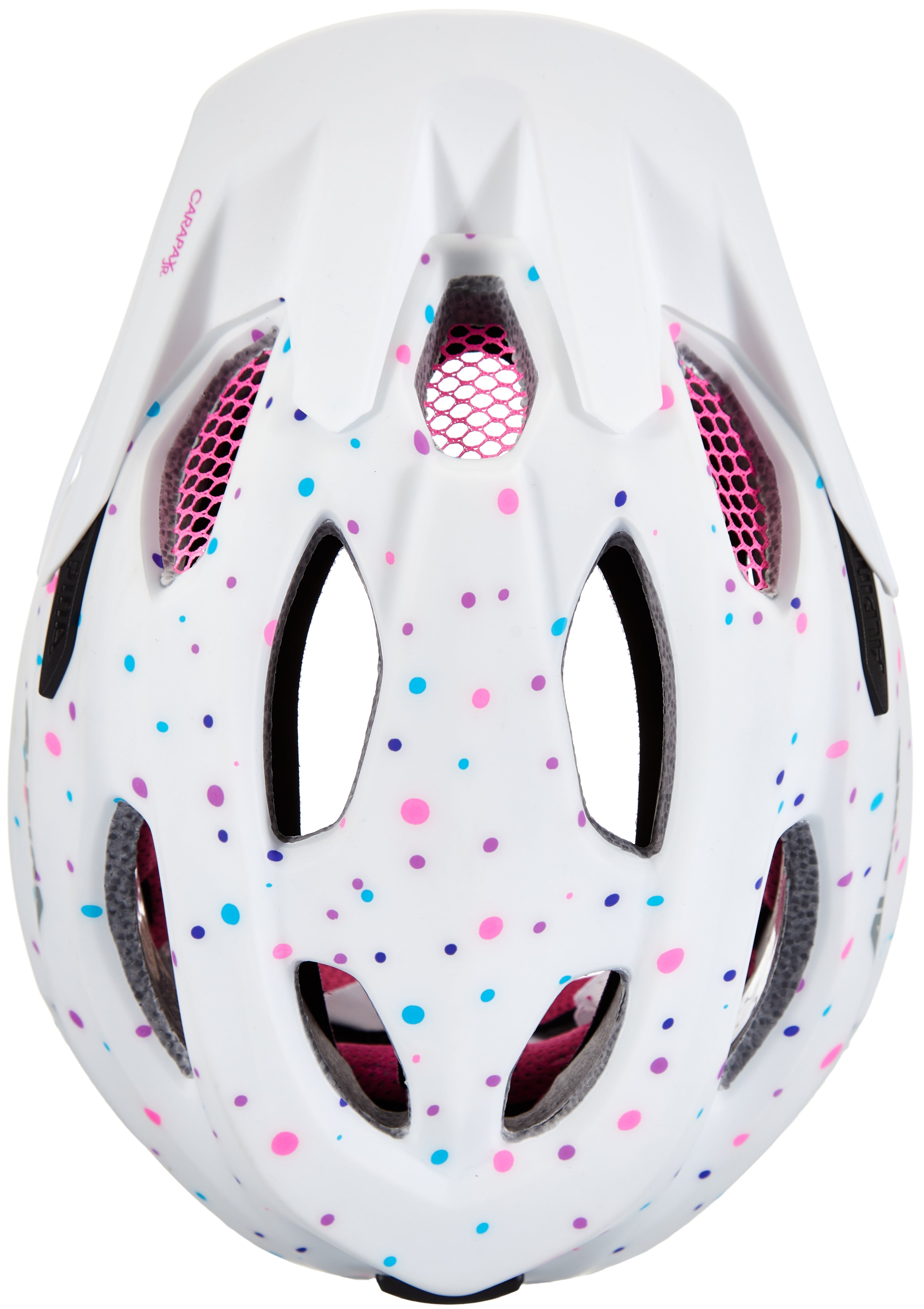 Alpina Carapax Helm Jugend weiß/bunt
