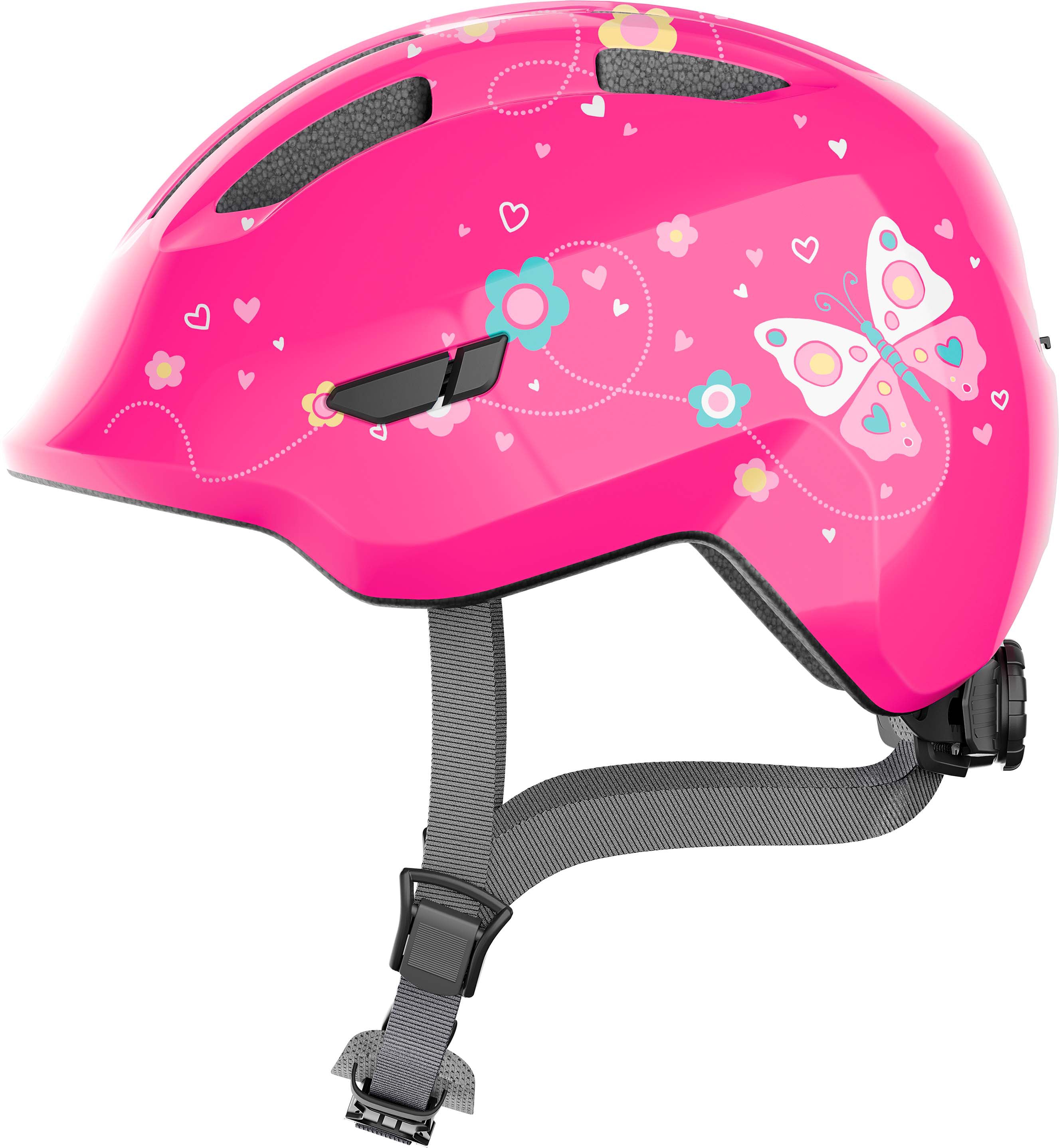 fahrradhelm kinder ab 3 jahre Abus Smiley 3.0 Helm Kinder Fahrradhelm | pink butterfly