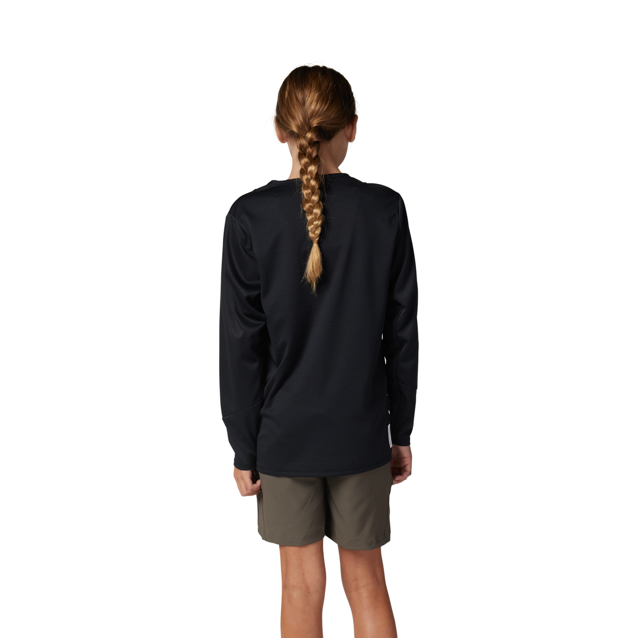 Fox YTH Defend LS Jersey Black