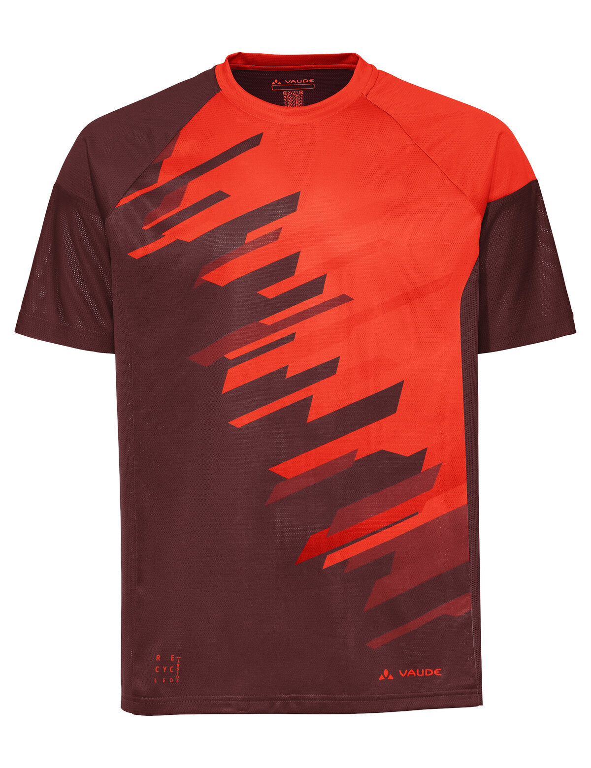 VAUDE Men's Moab T-Shirt VI glowing red/black