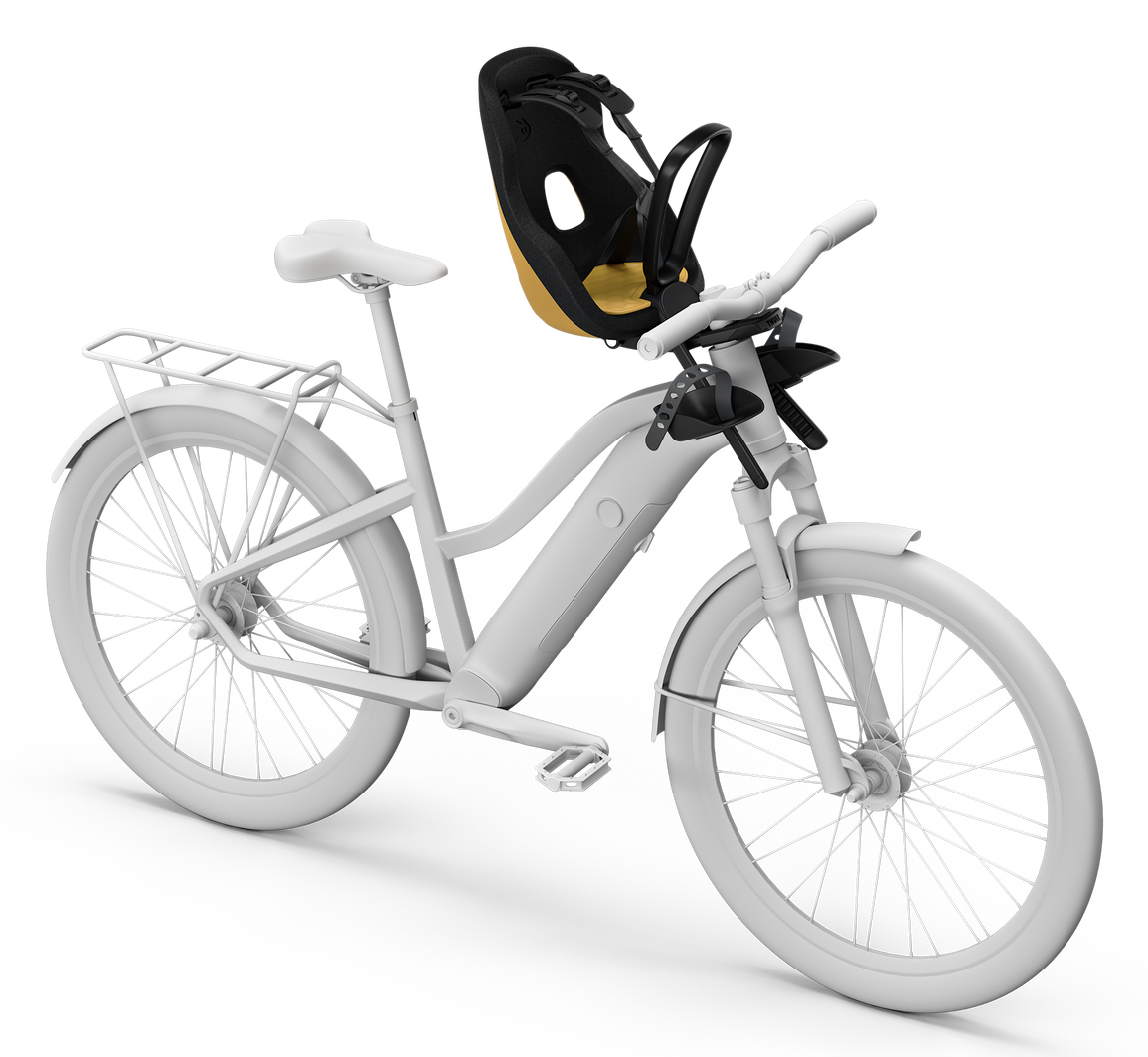 Thule Yepp Nexxt 2 Mini Kindersitz Front-Montage Burnished Yellow
