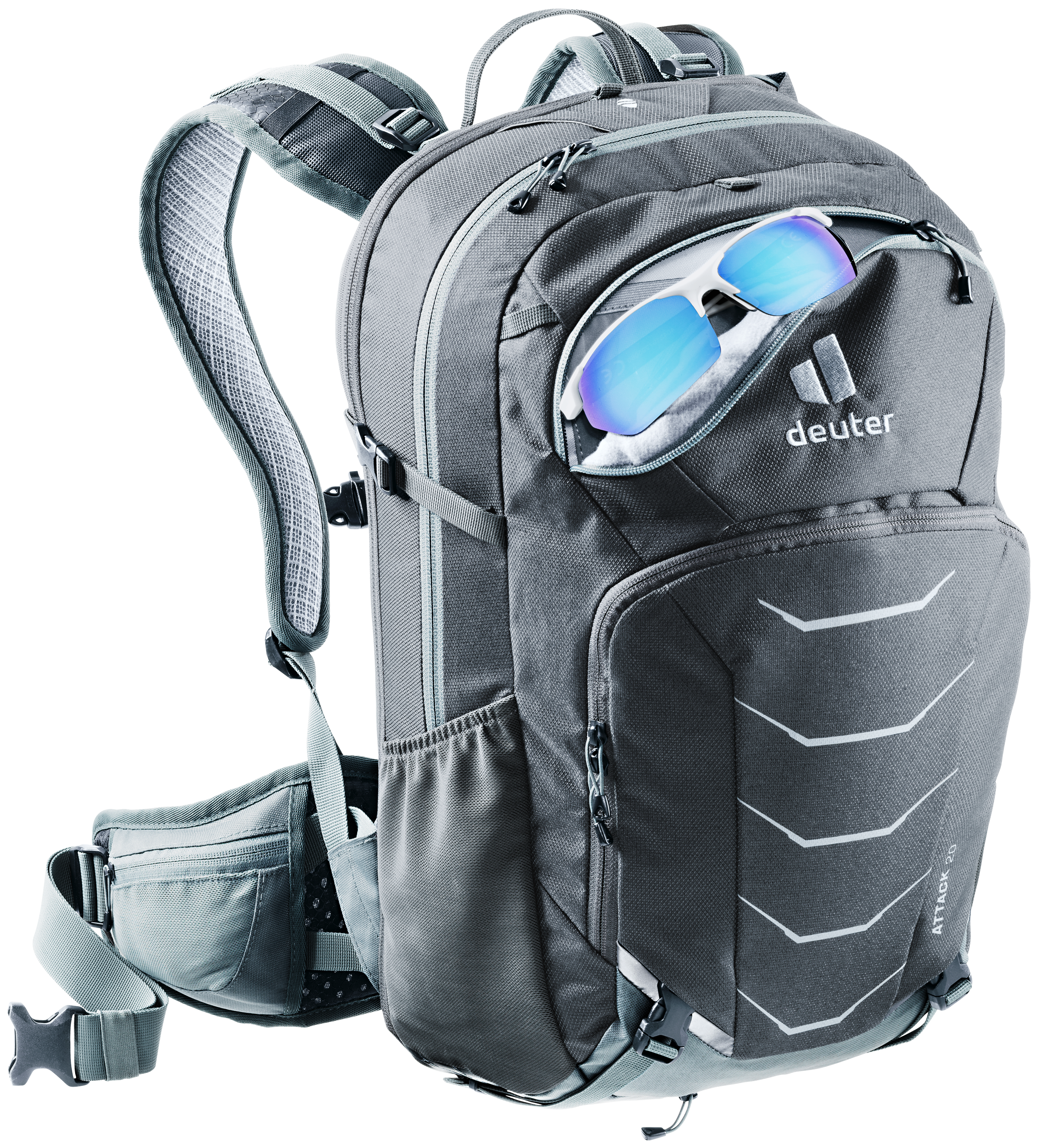 deuter Attack 20 Fahrradrucksack grau