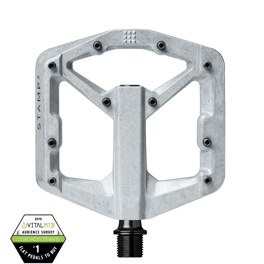 Crankbrothers Stamp 2 Small Plattform-Pedal  raw silver