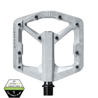 Crankbrothers Stamp 2 Small Plattform-Pedal  raw silver – aktuelle Variante
