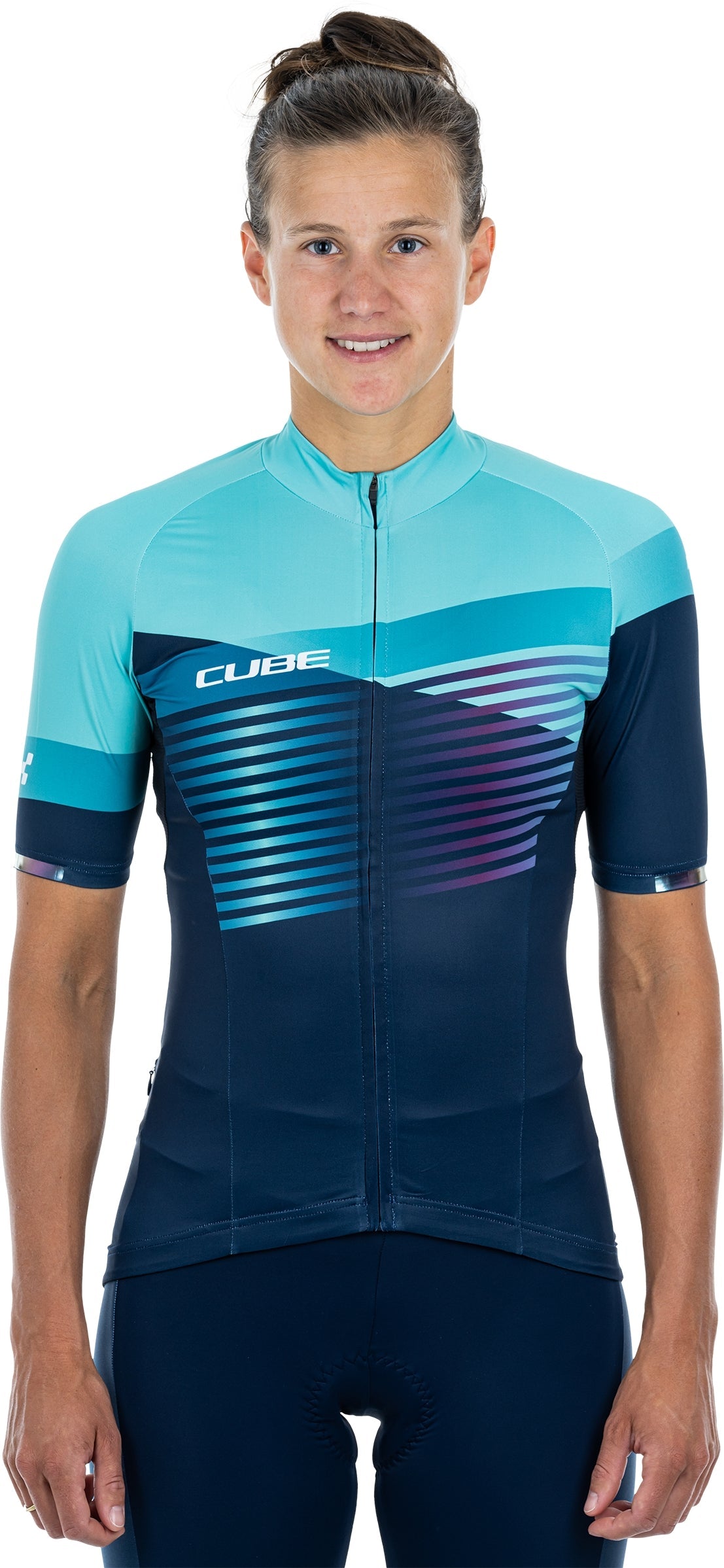 Cube TEAMLINE WS Trikot kurzarm | Damen Radtrikot kurzarm