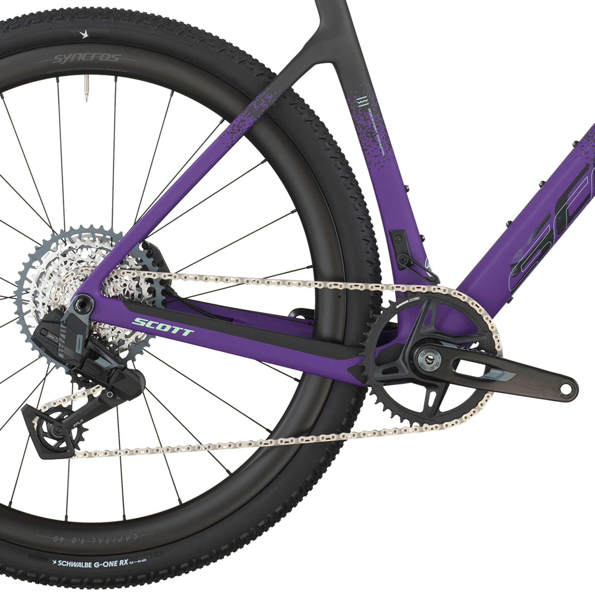 Scott Addict Gravel 20 carbon black/indigo purple (2026)